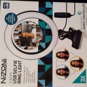 3 mode USB Selfie Ring Light